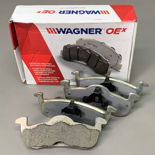 WAGNER OEx Ceramic Disc Brake Pad Set 5" x 2" Grey OEX1279