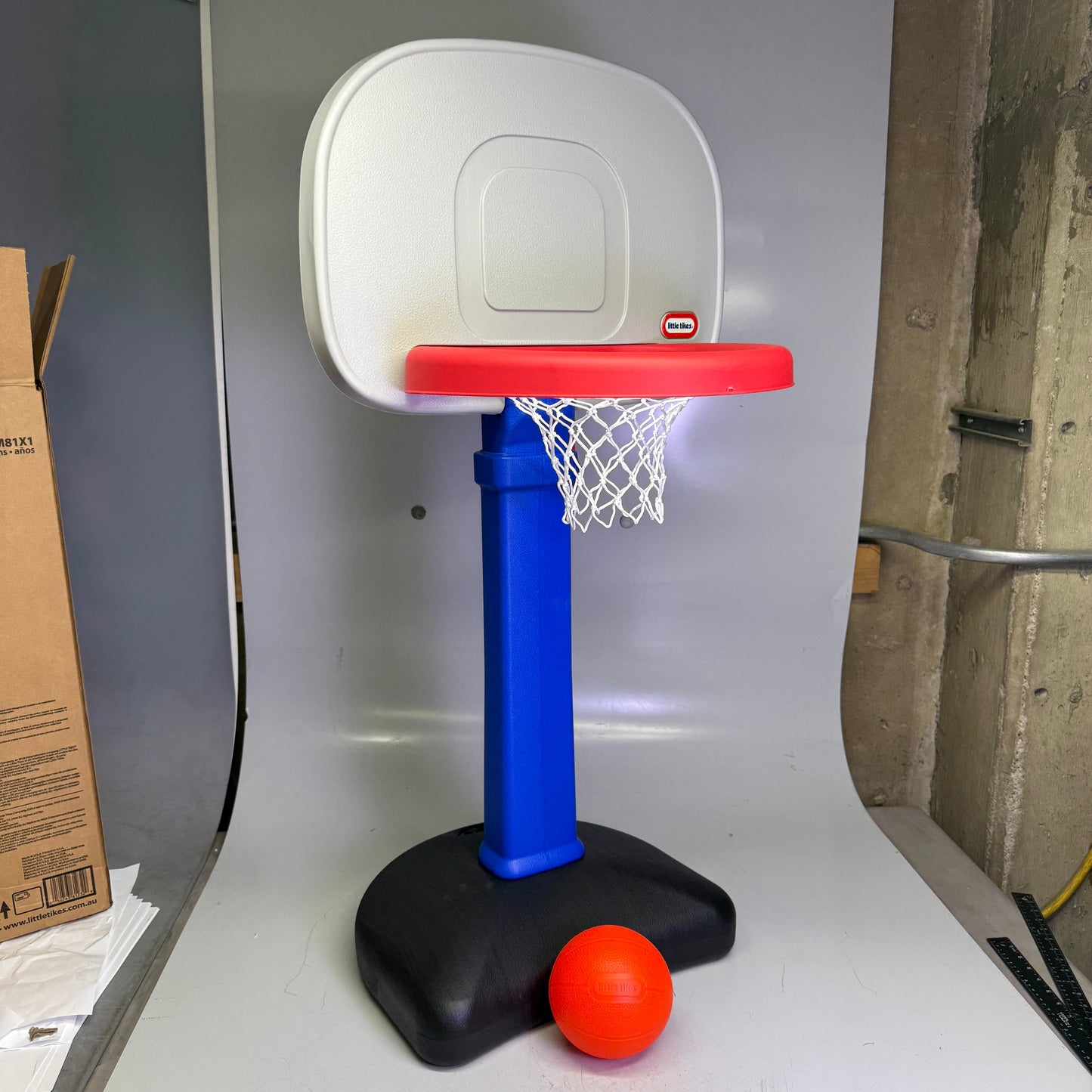 ZA@ LITTLE TIKES TotSports Easy Score Adjustable Kid’s Basketball Set 612329M81X1 B