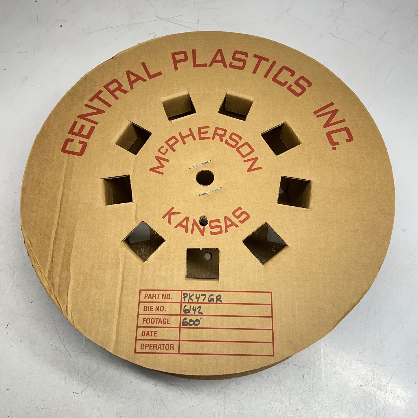 CENTRAL PLASTICS Pemko Prene Replacement Seal  600' Light Grey PEMKO PK47GR 90