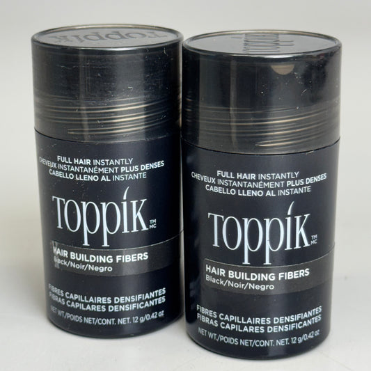 TOPPIK (2 Pack) Hair Building Fibers/ Hair Thickener 0.42oz