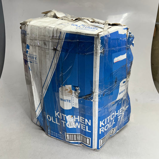 ZA@ HAWTHORN  (30 PACK, 85 SHEETS PER ROLL) Kitchen Towel Rolls White (As-Is)