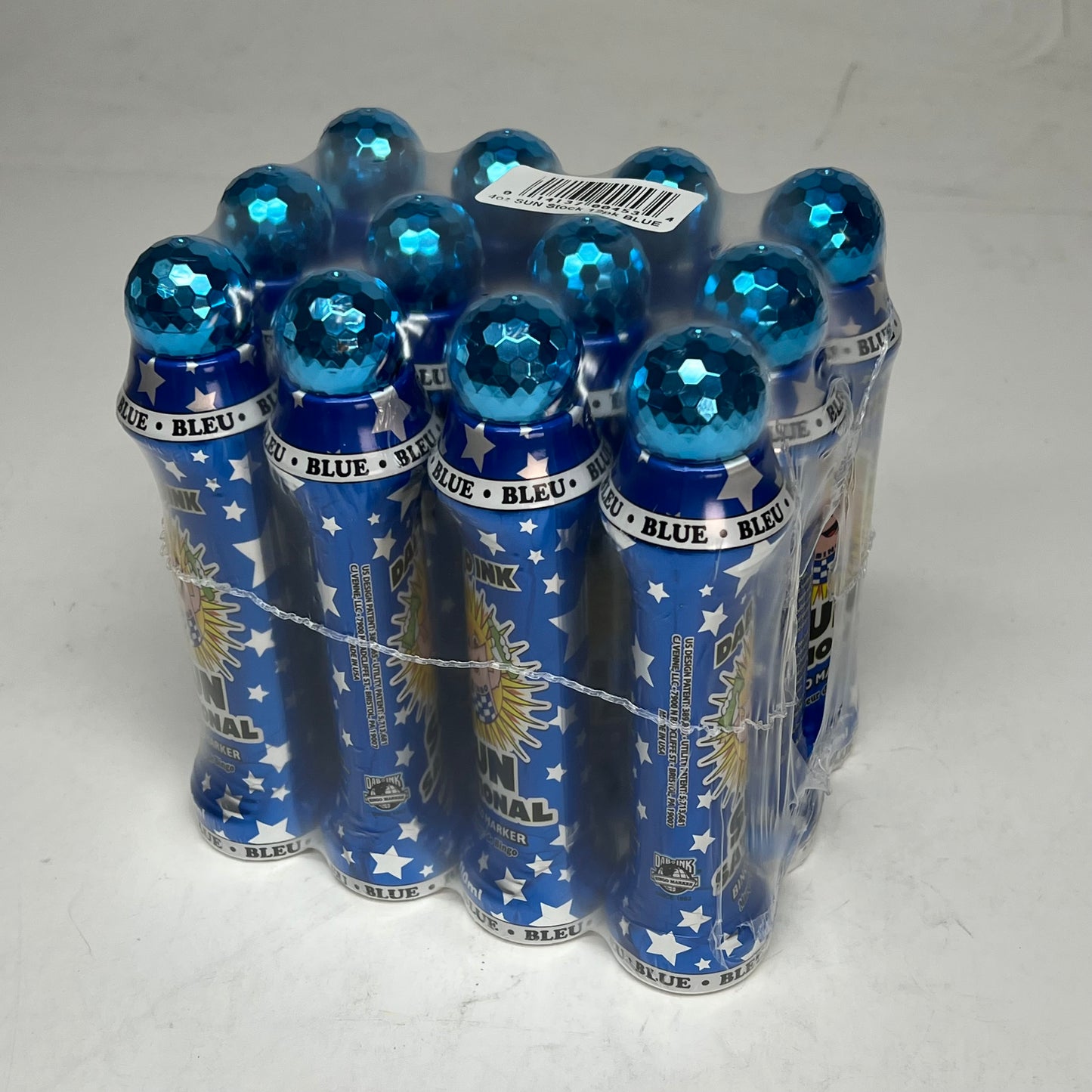 DAB O INK (12 PACK) Sun Sational Bingo Marker Bright Ink 110ml/4oz Blue D26