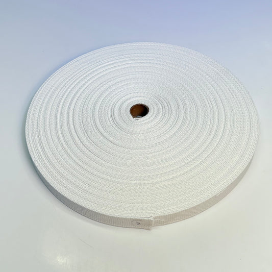 ZA@ Heavy - WT Cotton Webbing 1" X 50 Yds White WEBC20WH - New (AS-IS)