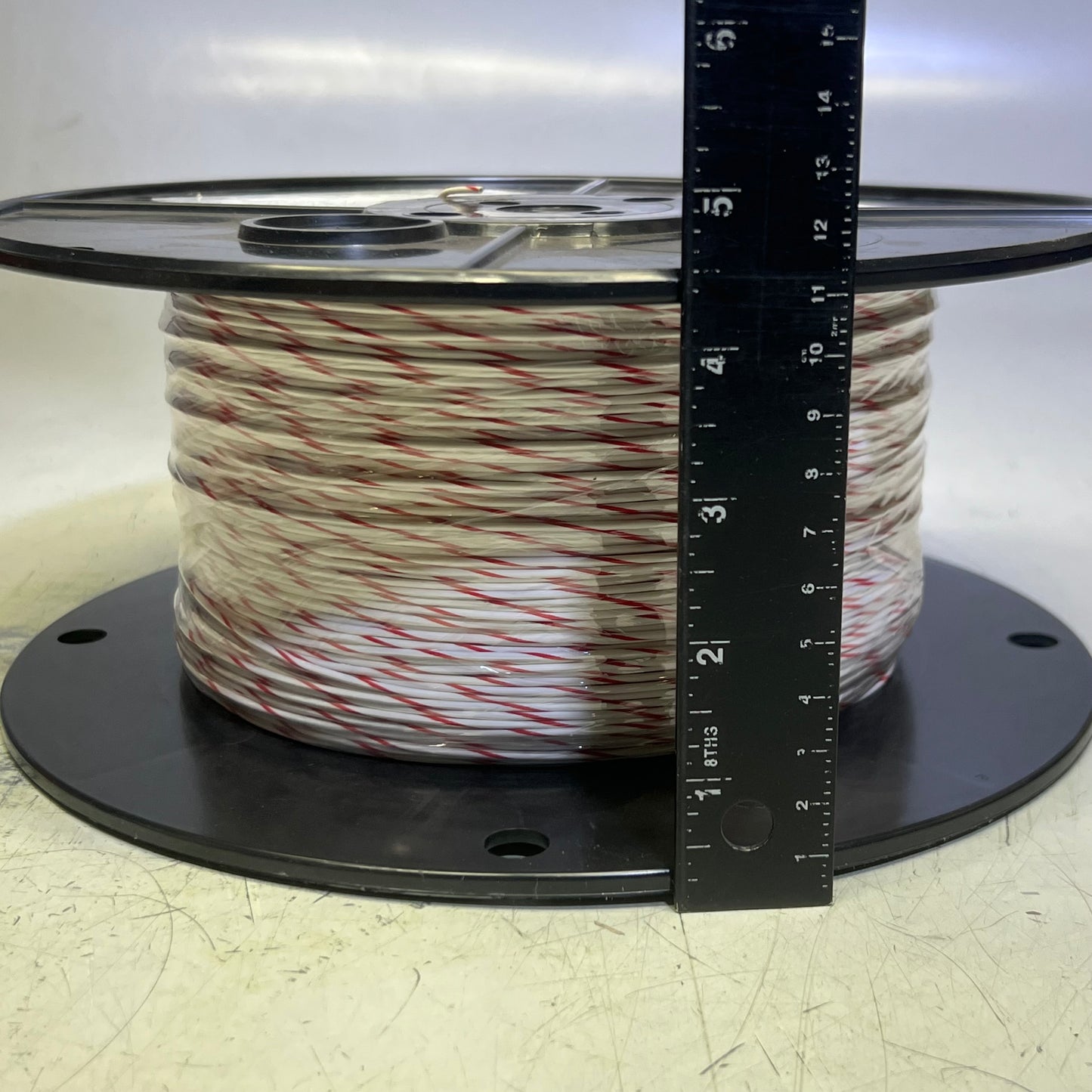 ZA@ AWC 20 AWG Stranded Wire White/Red 2100 ft. TXL 20 7 9
