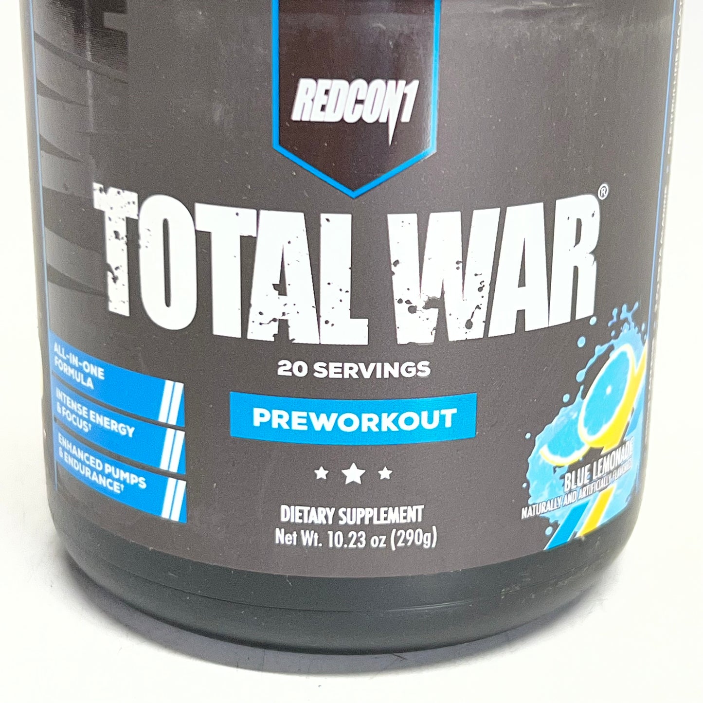 REDCON1 Pre-Workout, Blue Lemonade 20 Serving 10.23 oz BB 11/28