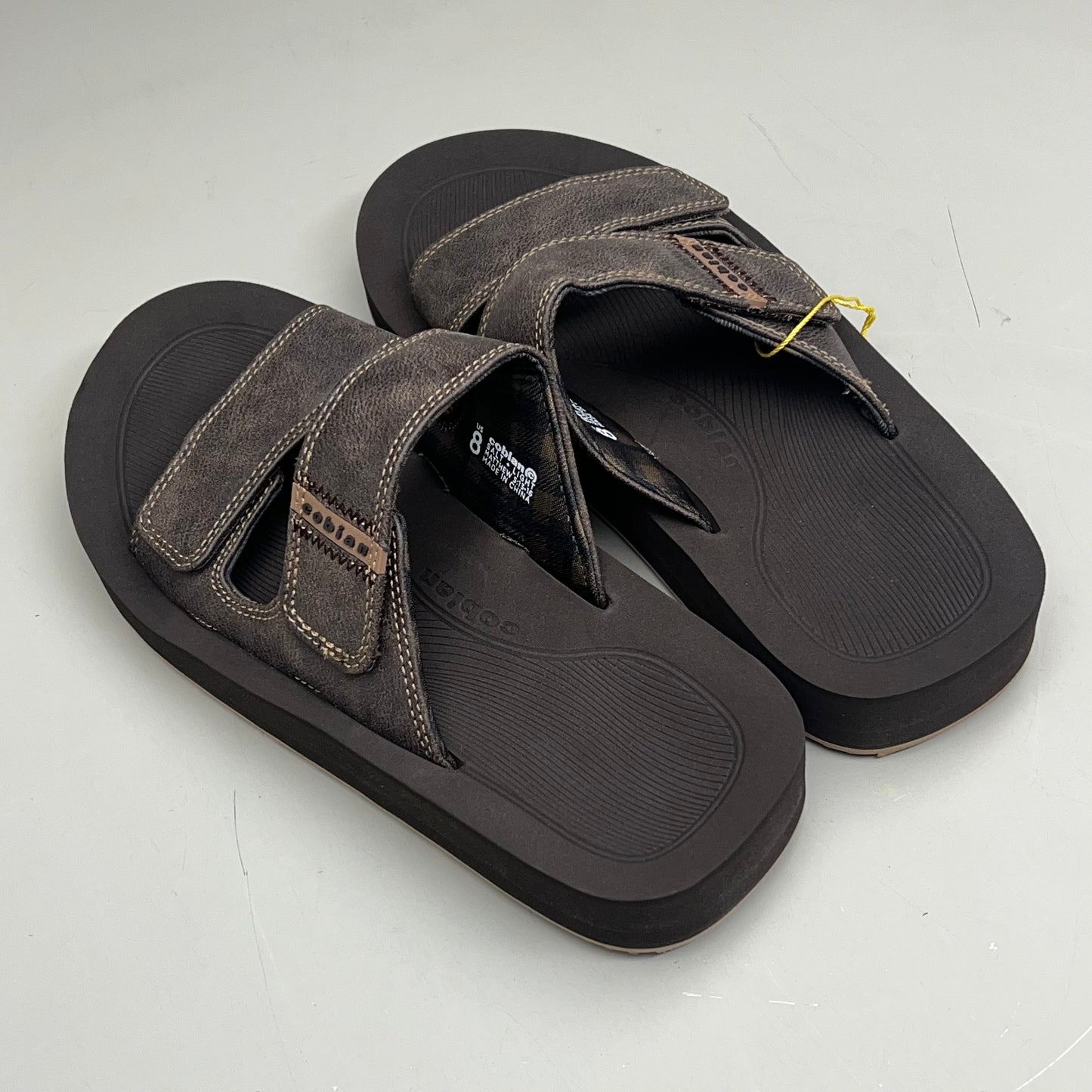 COBIAN Trestles Trek Slide EVA Top Sole Men's Sz 8 40 Eu Chocolate TTS24-201-8