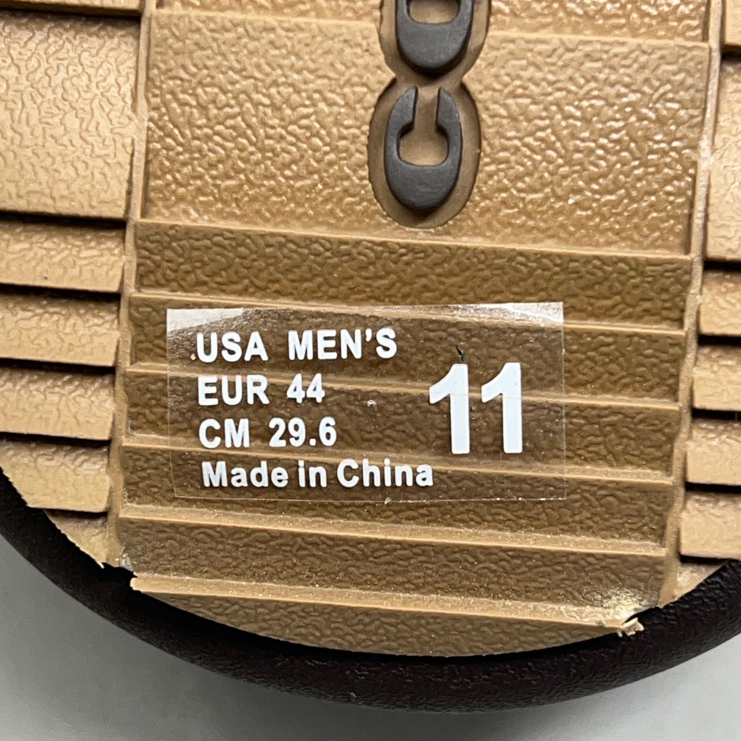 COBIAN Compass Synthetic Leather Strap Sandals Men's Sz 11, EU 44 Chocolate COM25-201-11