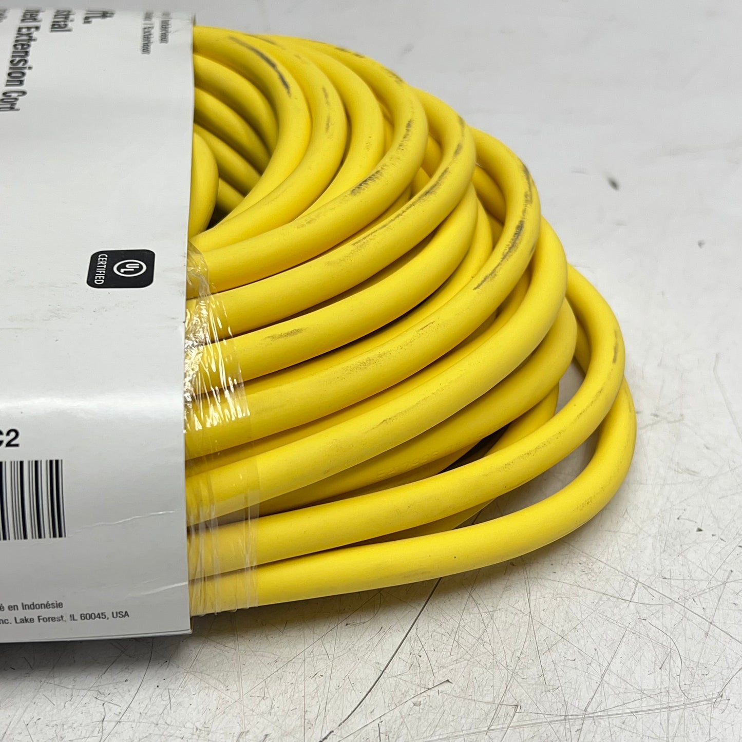 POWER FIRST Indoor & Outdoor Lighted Extension Cord 100' 15.0 AMP 4GAC2