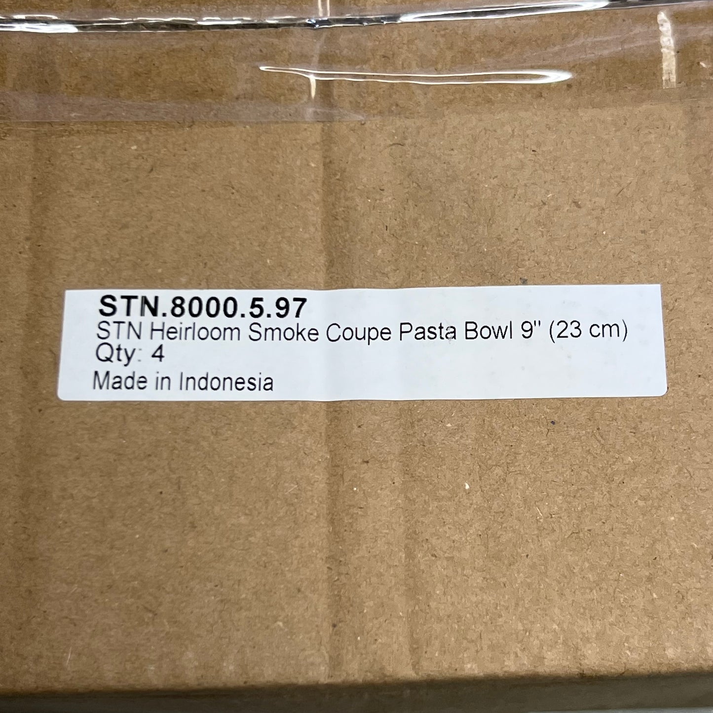 FORTES (4 PACK) Heirloom Smoke Coupe Pasta Bowls 9" STN8000597