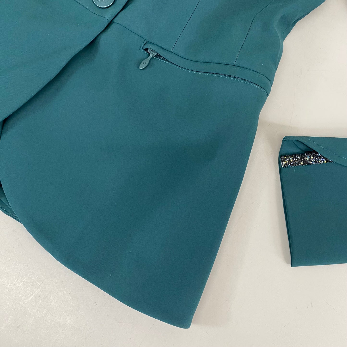 SAMSHIELD Victorine Premium Tall Equestrian Jacket Women's Sz US 6, UK 8, FR 36 Hunter Green