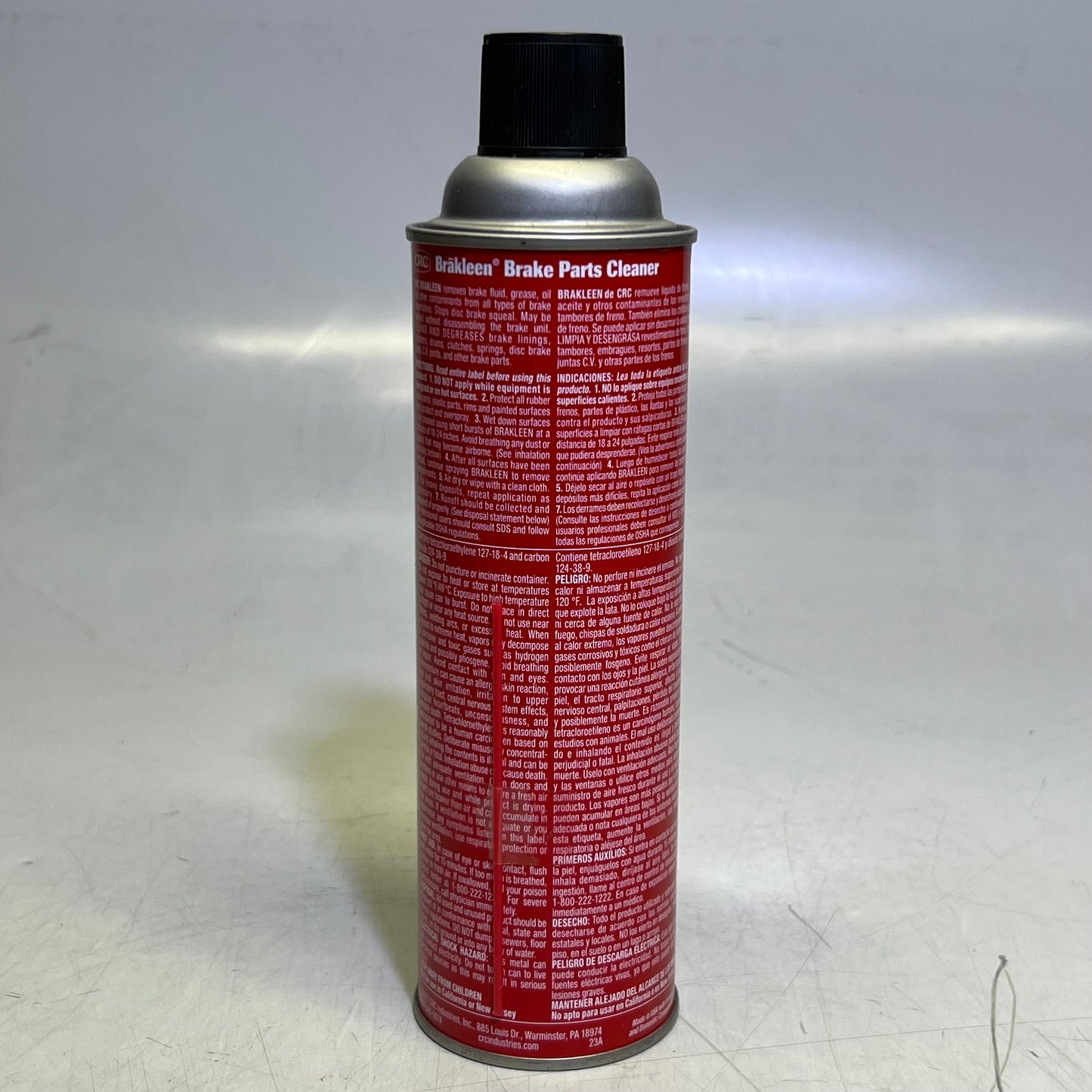 CRC BRAKLEEN (2 PACK) Non-Flammable Brake Parts Cleaner 19 oz, 05089