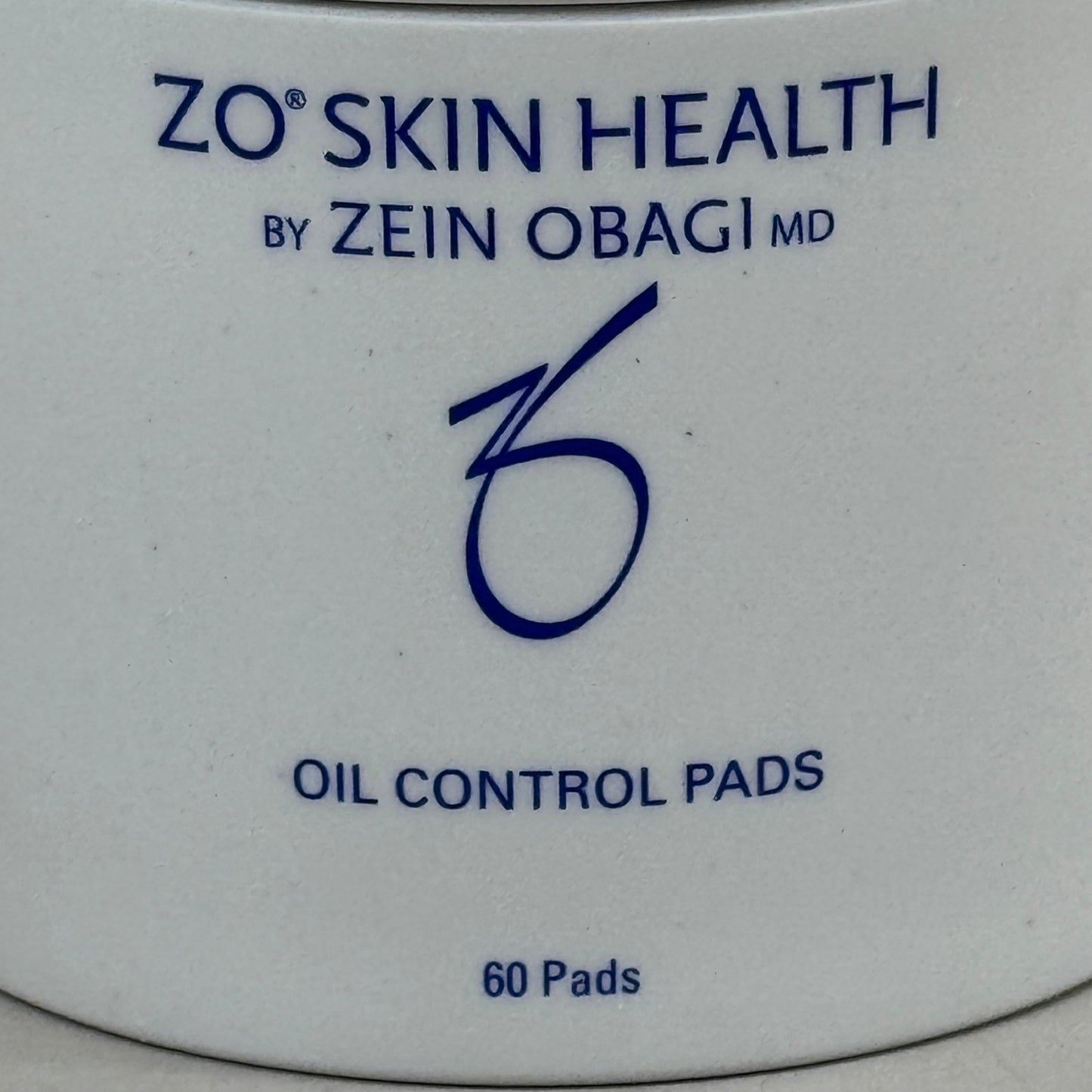 ZO (1 JAR, 60 PADS TOTAT) Skin Health Zein Obagi Oil Control Pads Acne Treatment