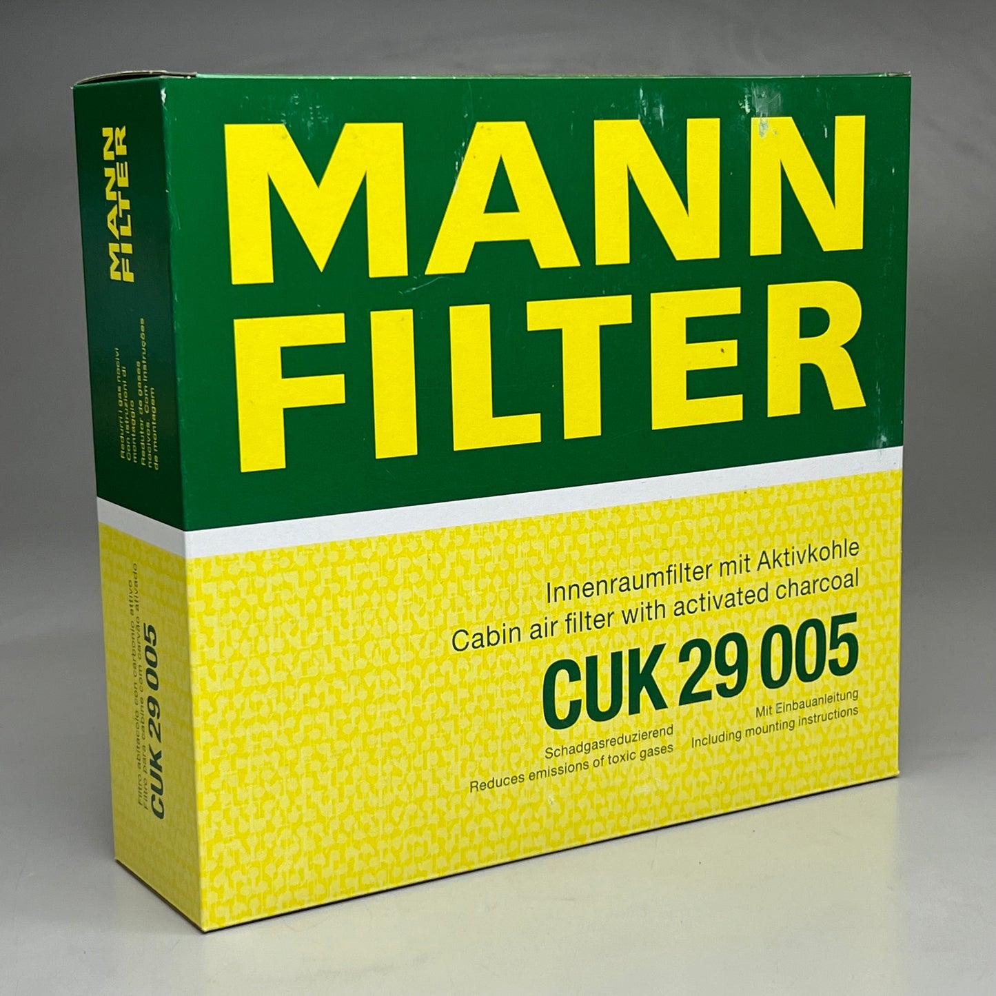 MANN FILTER Cabin Air Filter Components for Mercedes-Benz MODEL CUK29005