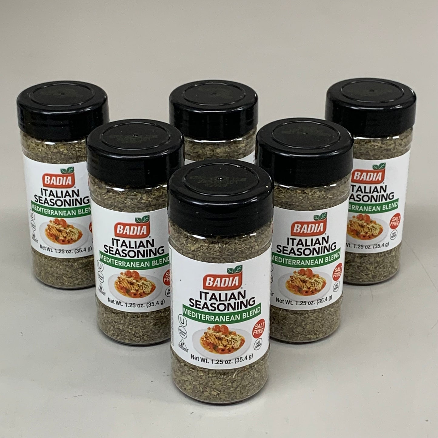BADIA (6 PACK) Gourmet Blend Italian Seasonings Mediterranean BB 09/29 1.25 Oz
