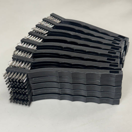 (40 Brushes, 1 Box) Anti-Static Hand Tool Brushes For Removing Dirt 7" Overall Length Black (New Other- Slightly Damaged Packaging)
