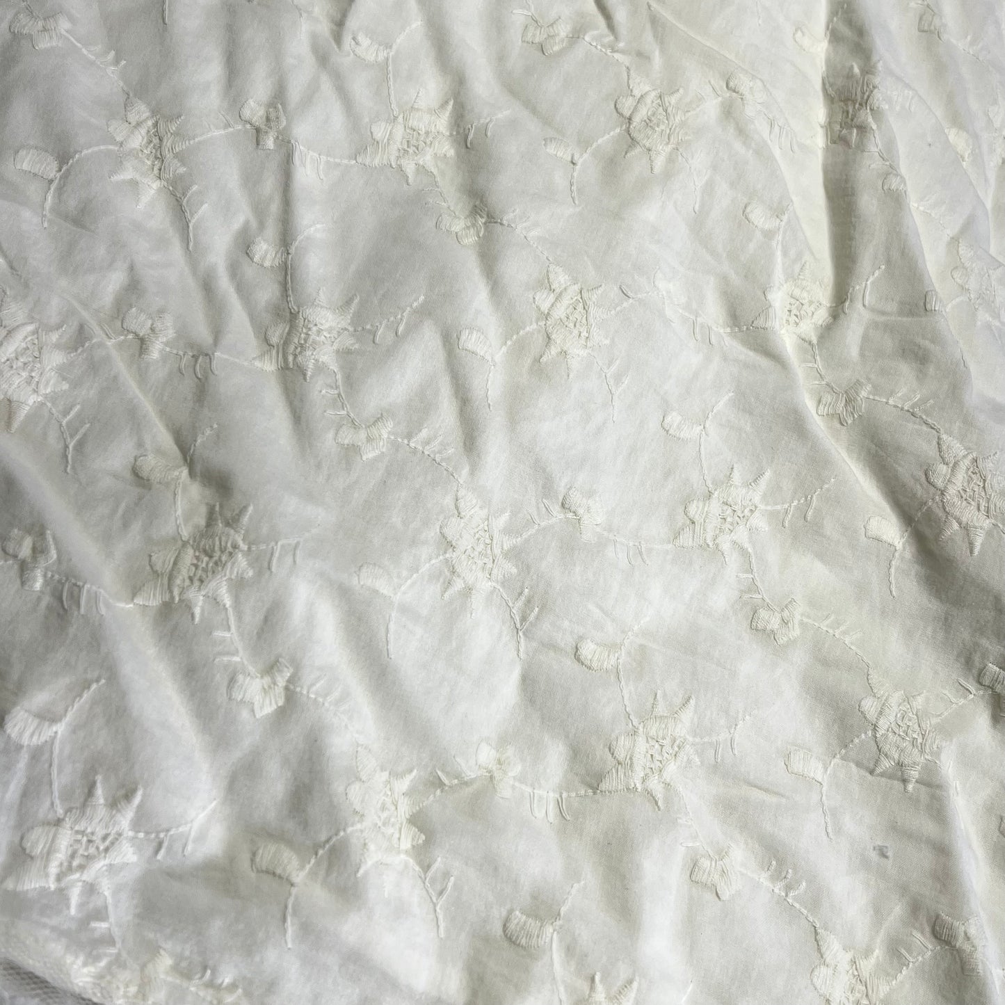 FREE PEOPLE Juno Embroidered Baby Doll Dress Women's Sz XS White/Black 11163933