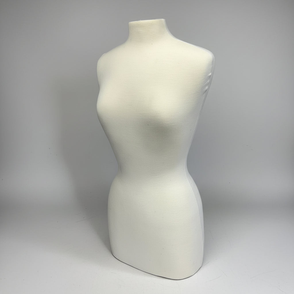 MANNEQUINS EXPRESS Dressmaker Jersey Form Female Mannequin W/ Stand Ivory 70380