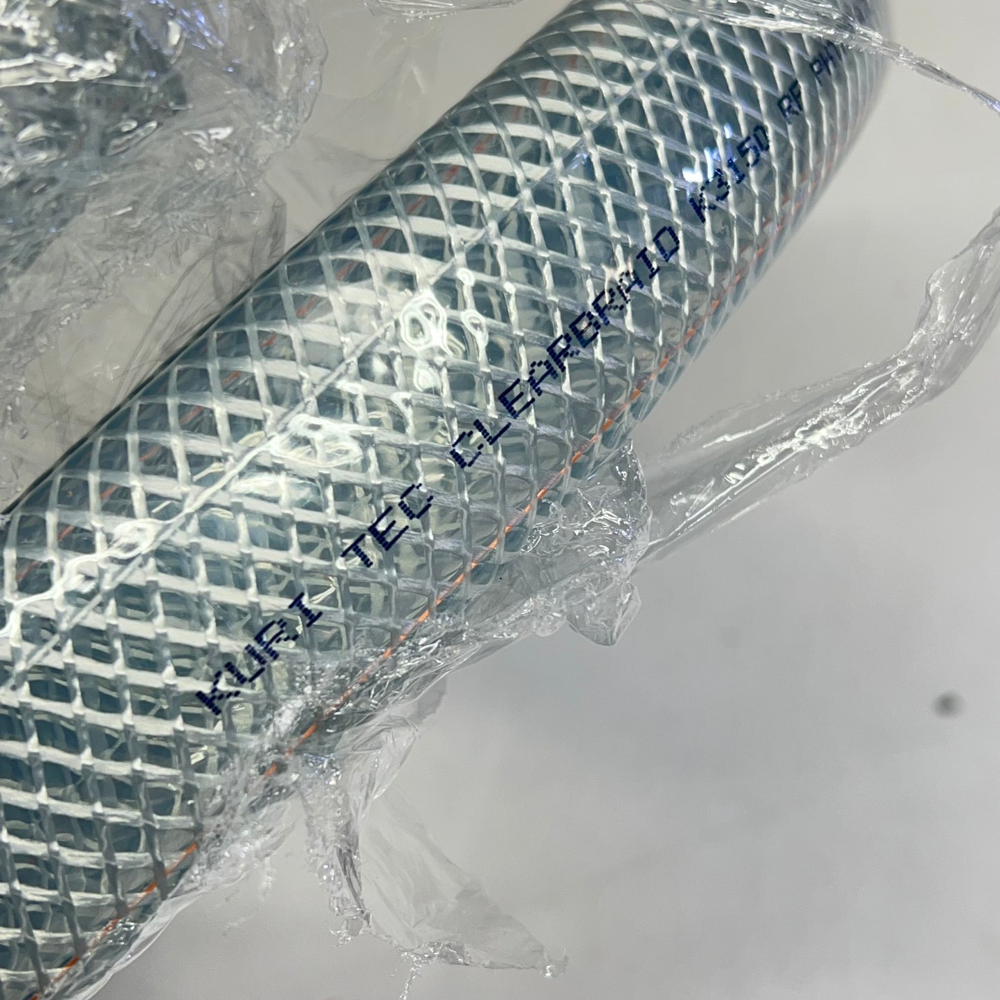 KURI TEC Clear Braid Food & Beverage Hose 1" ID 1-19/64" OD 10' K3150-16-10