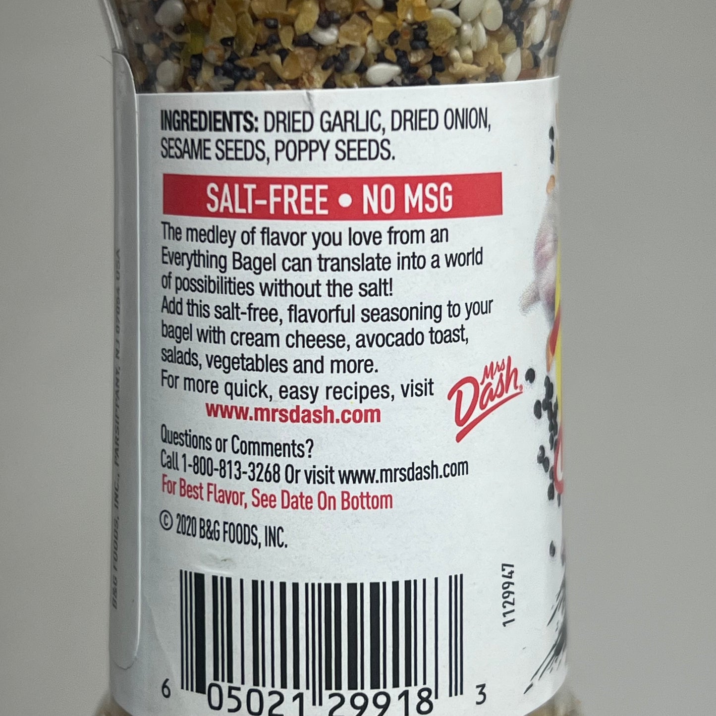 DASH (8 PACK) Everything But the Salt Seasoning Blend 2.6 oz BB 07/26