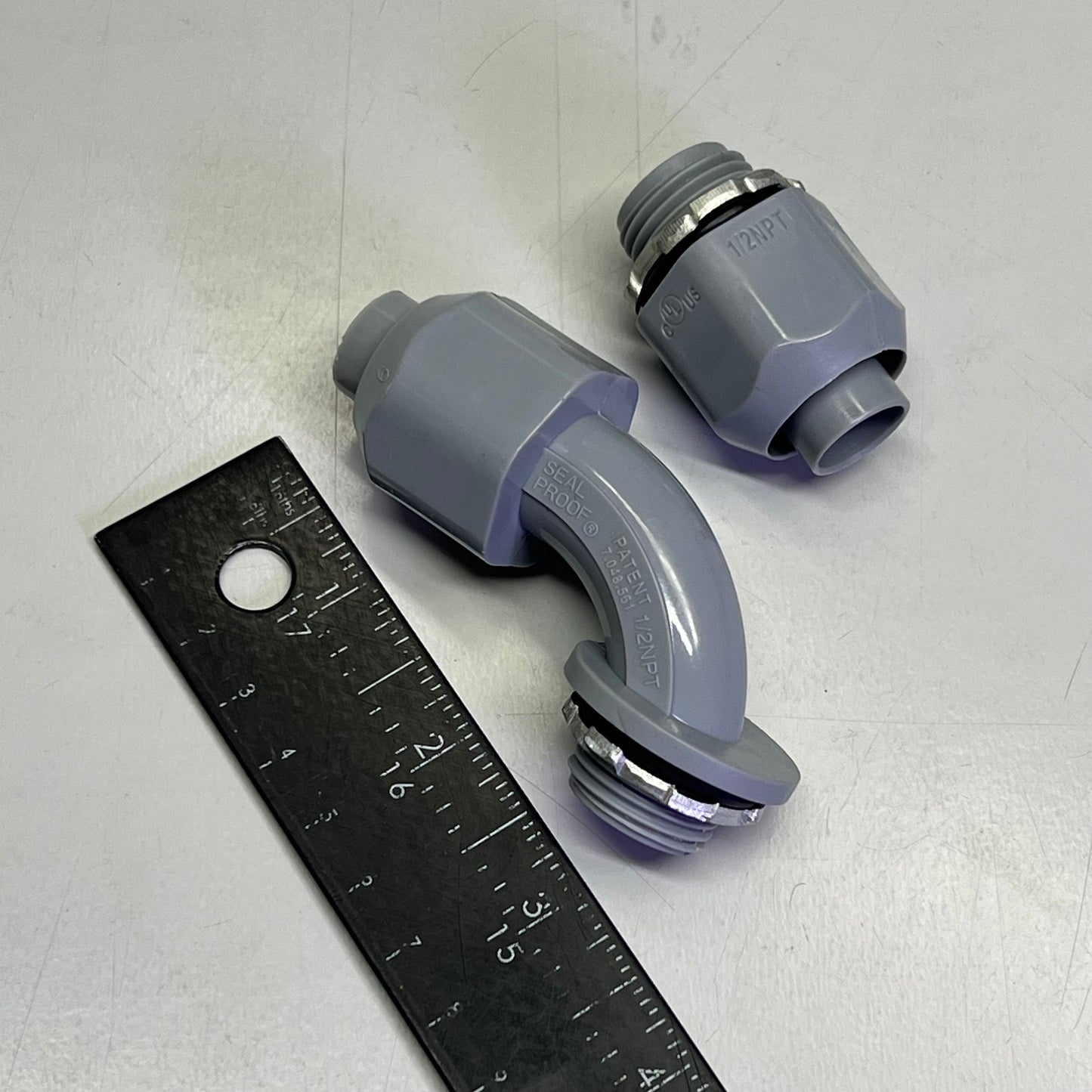 MARS Non-Metallic Whip Kit Liquid Tight Flexible Conduit 1/2" X 8' Grey 84139