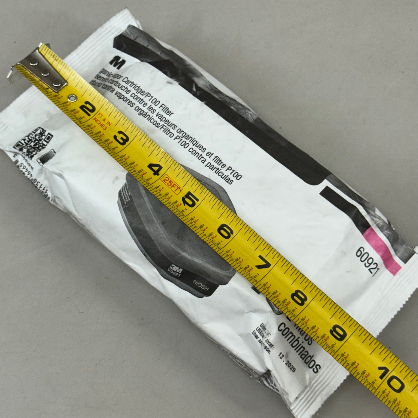 3M NIOSH (2 Cartridge Per Package) Organic Vapor Cartridge/ Filter  Pink 60921