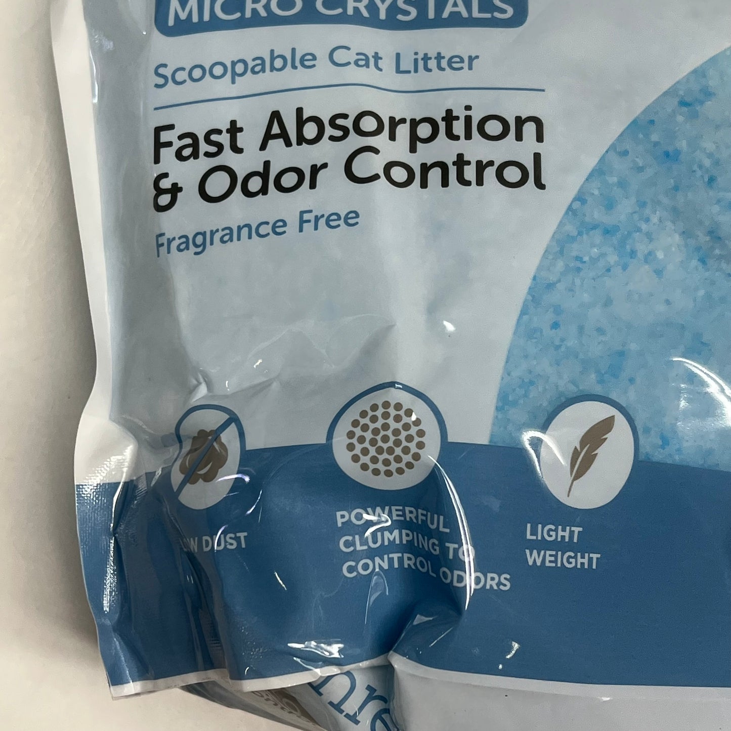 ZA@ SOPHRESH (2 PACK) Scoopable Odor-lock Clumping Micro Crystal Cat Litter 8lb Blue
