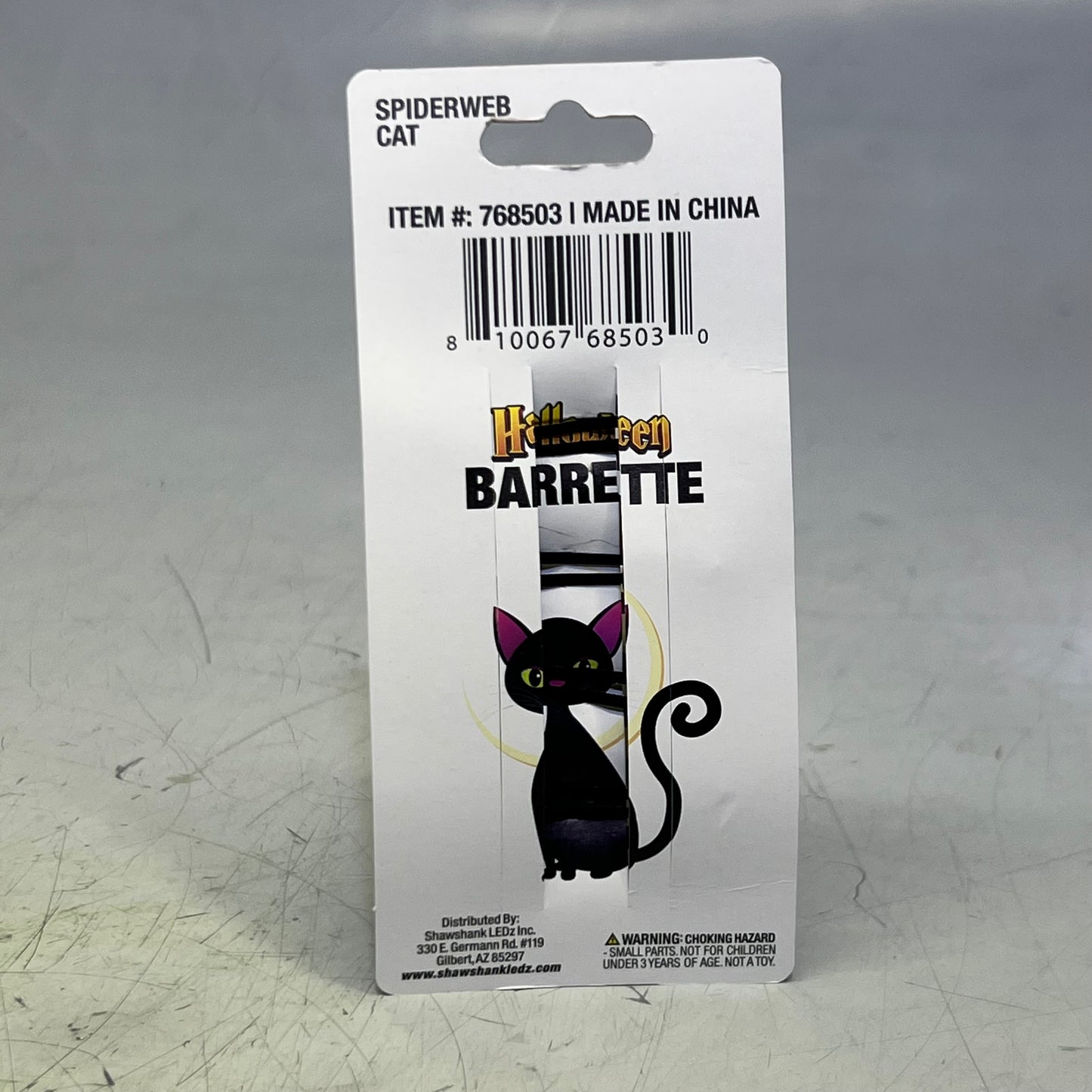 MAGIC SEASON (4 Pieces) Halloween Spiderweb Cat Barrette 768503