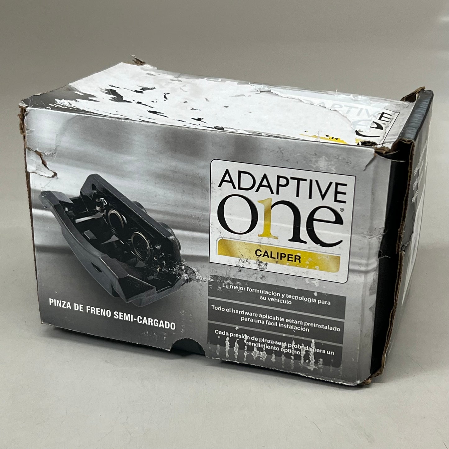ADAPTIVE ONE Brake Caliper Dual Piston Floating Remanufactured Black 2452XH