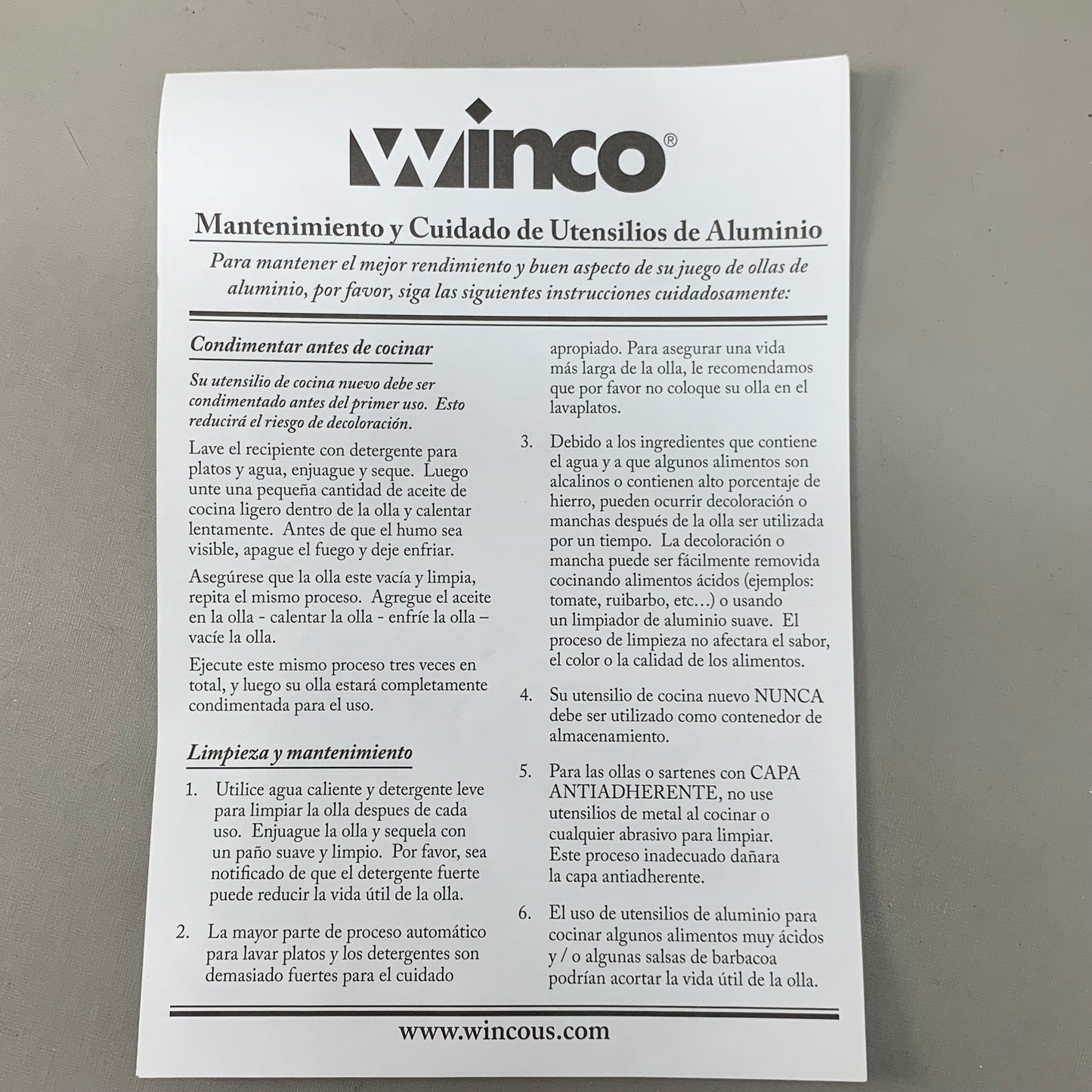 WINCO Corrosion Resistant 24 Quart Elemental Aluminum Stock Pot Chrome APS-24