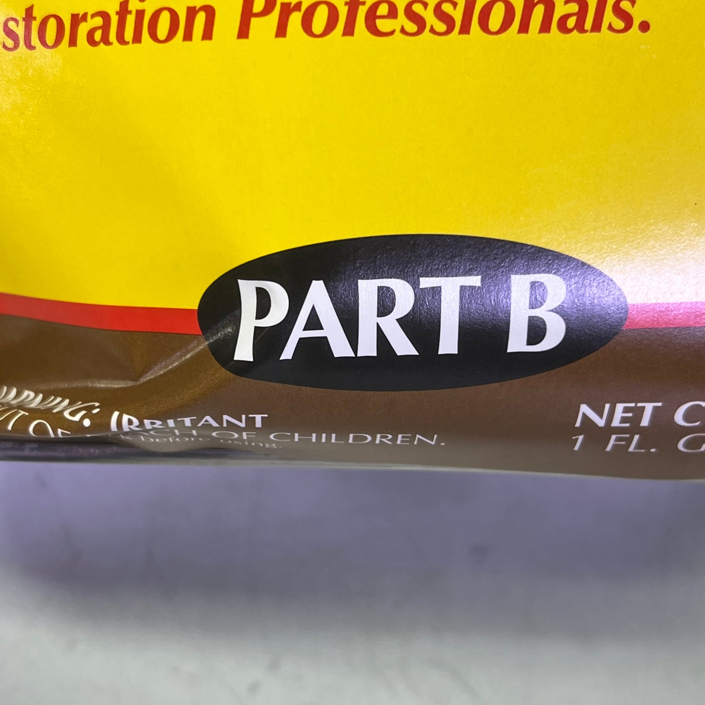 ABATRON Liquid Wood Epoxy Wood Consolidate Kit Part A & Part B 1 Gal (Dented)