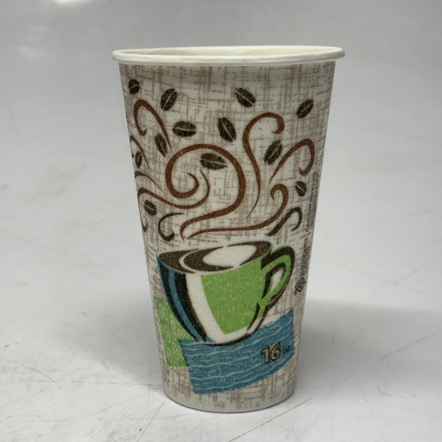 ZA@ DIXIE (1000 Cups) Perfectouch 16 Oz Insulated Paper Hot Cup 5356CD