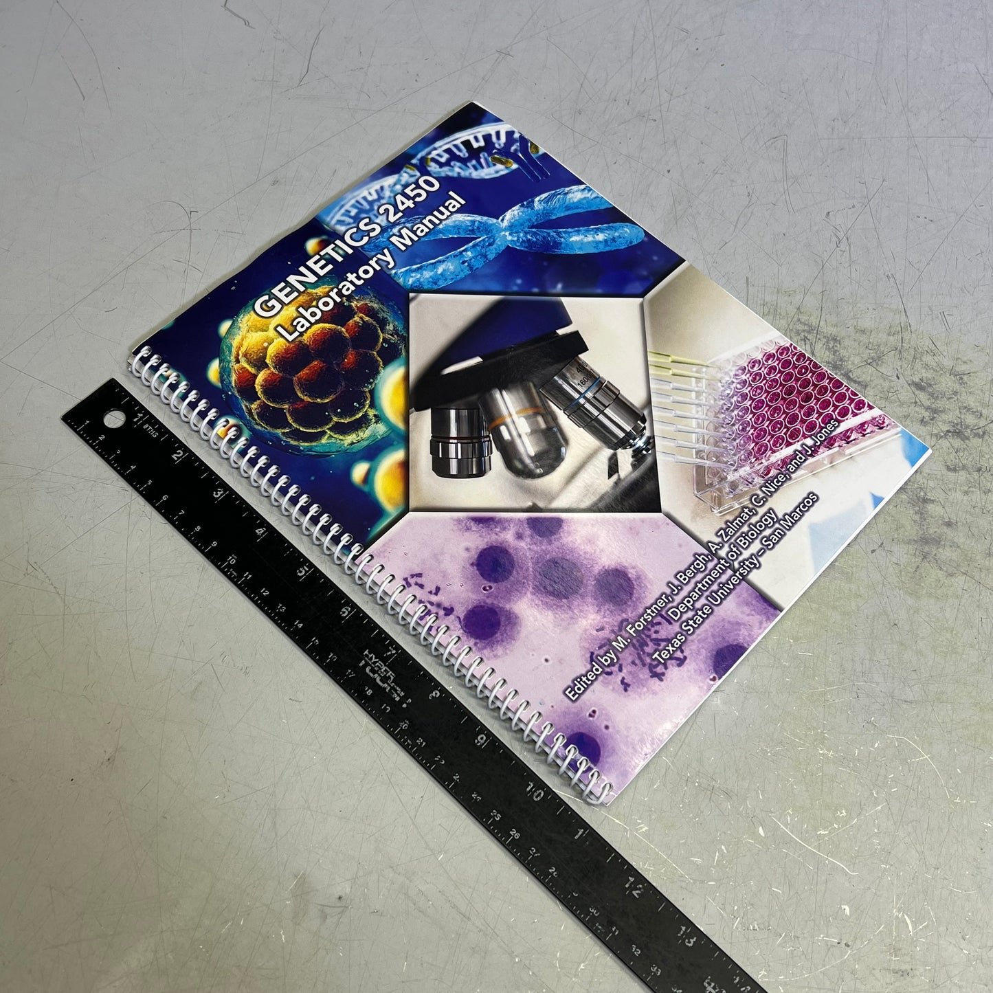 GENETICS 2450 Laboratory Manual Book For Texas State University Spring Of 2024