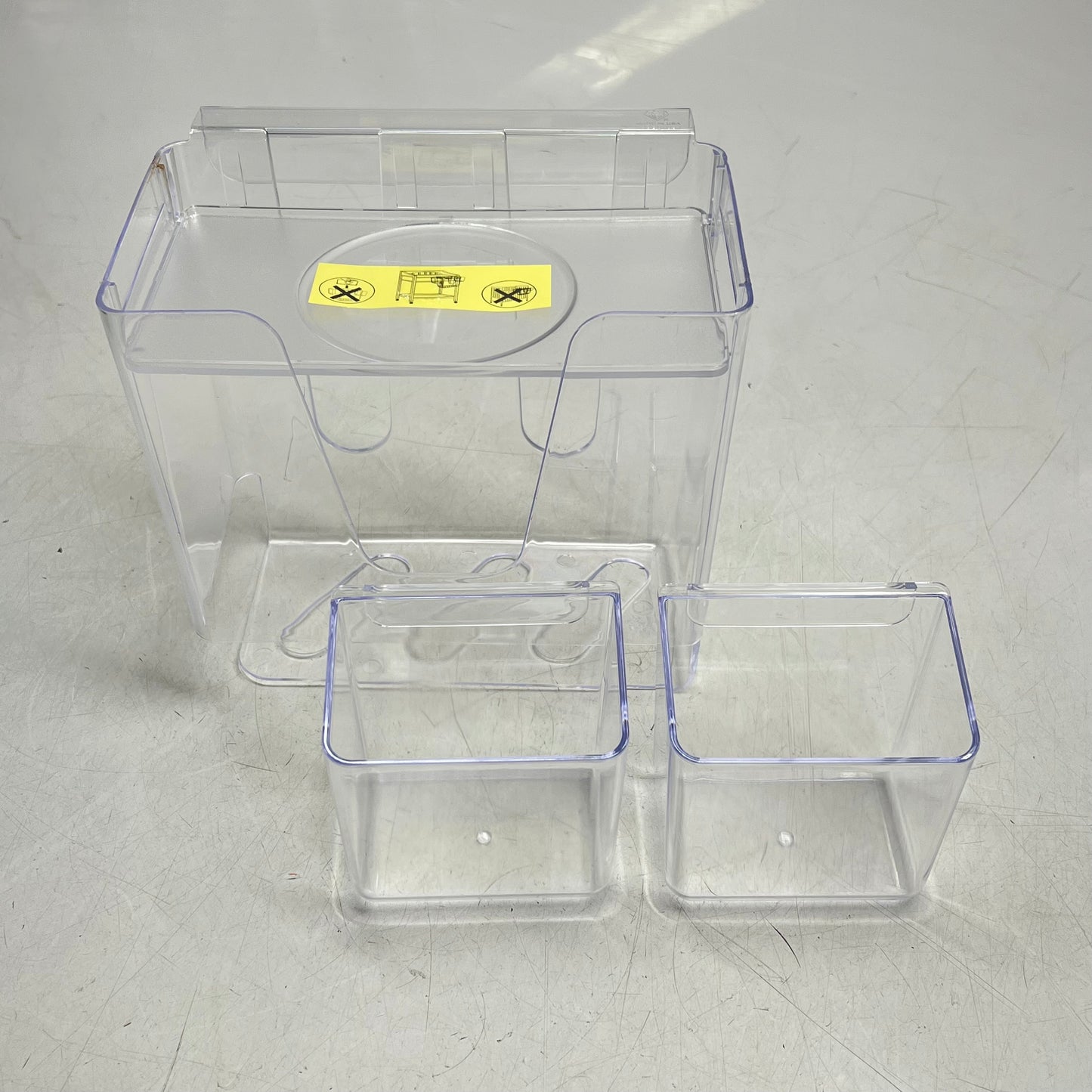 PRINCE LIONHEART Diaper/Nappy Depot Organize The Chaos 9"x6"x9" Clear 0260