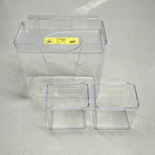 PRINCE LIONHEART Diaper/Nappy Depot Organize The Chaos 9"x6"x9" Clear 0260