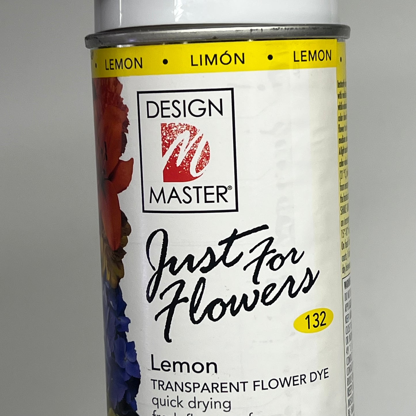DESIGN MASTER (2 PACK) Just for Flowers Transparent Flower Dye 11oz Lemon 132