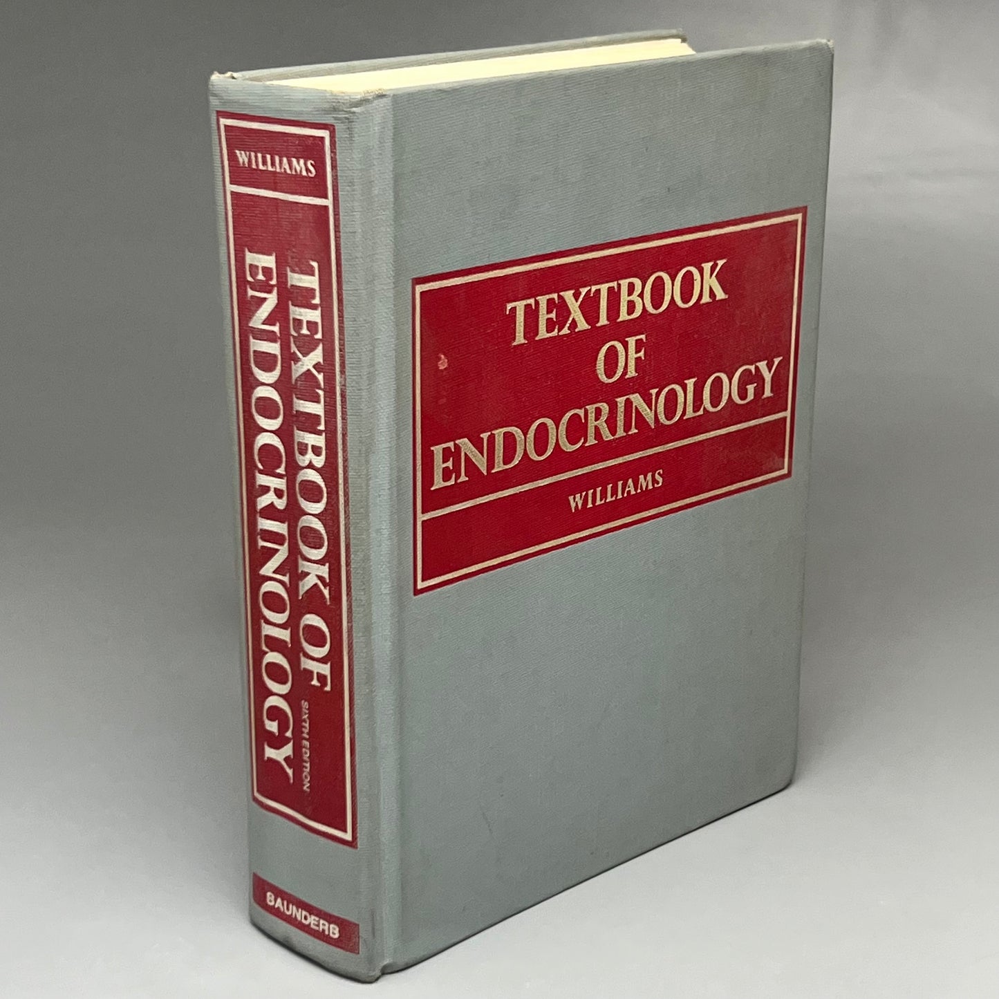 TEXTBOOK OF ENDOCRINOLOGY Robert H Williams Sixth Edition USED