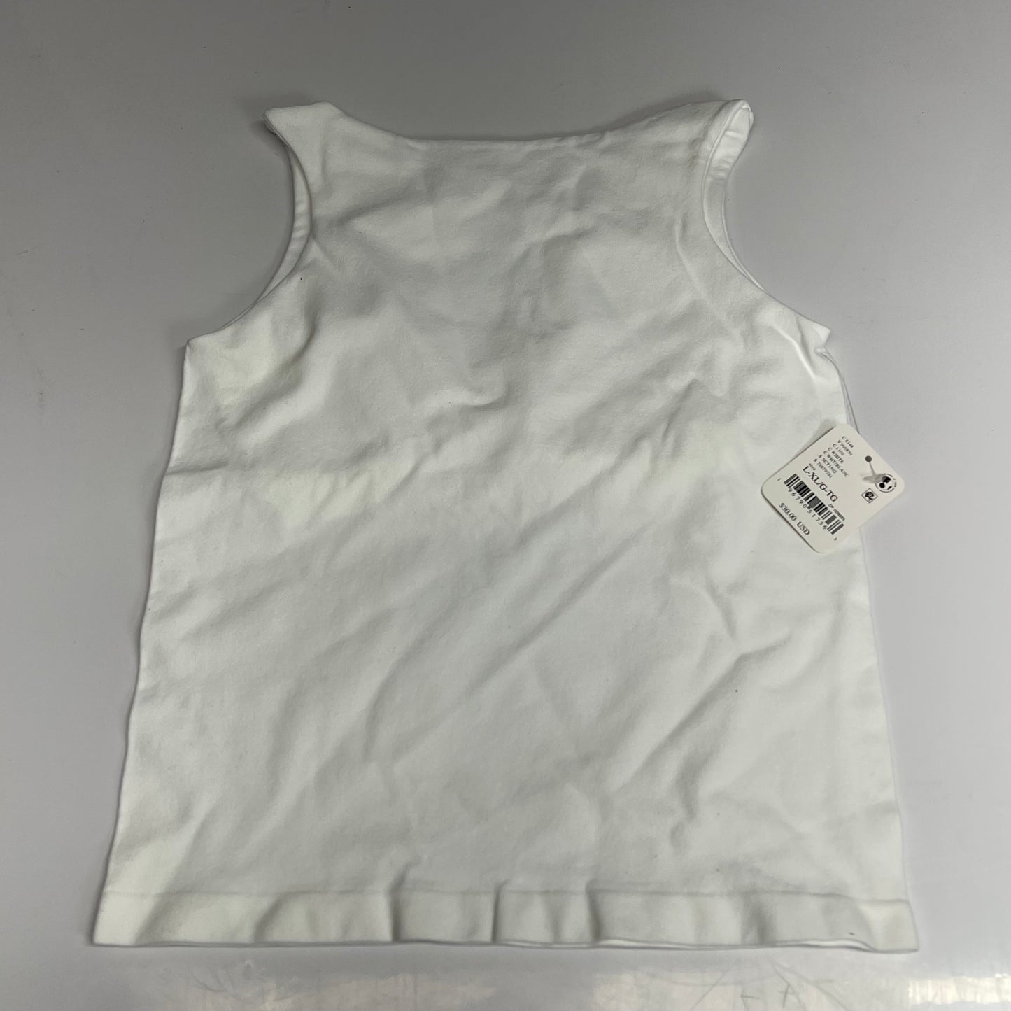 FREE PEOPLE Clean Lines Cami Women's Sz L/XL White SCT1502-1100