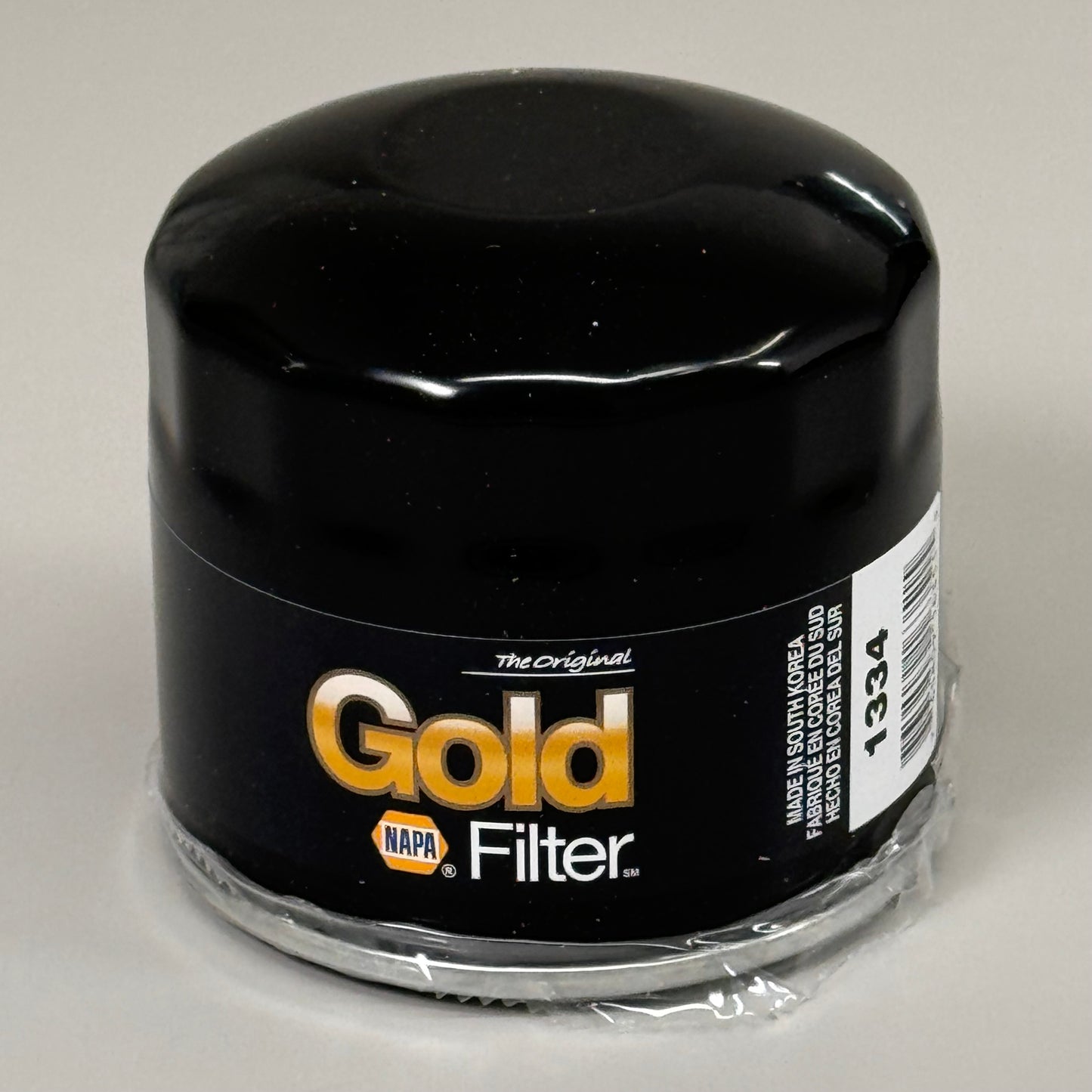 NAPA(2 PACK) The Original Gold Oil Filter Nitrile Gasket Material 21 Micron 1334