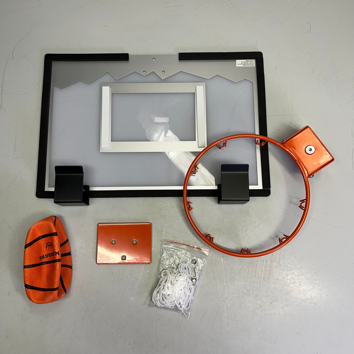 SILVERBACK 18" LED Mini Hoop Breakaway Rim Pro-Grade Backboard 18" G02280