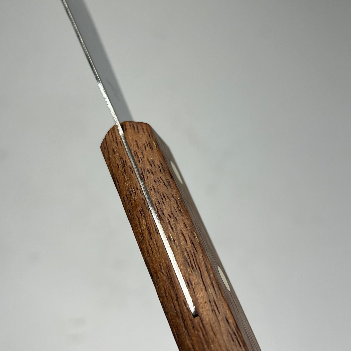 ATECO (2 PACK) Straight Spatula Wood Handle 8" Blade Brown/Stainless Steel 1388