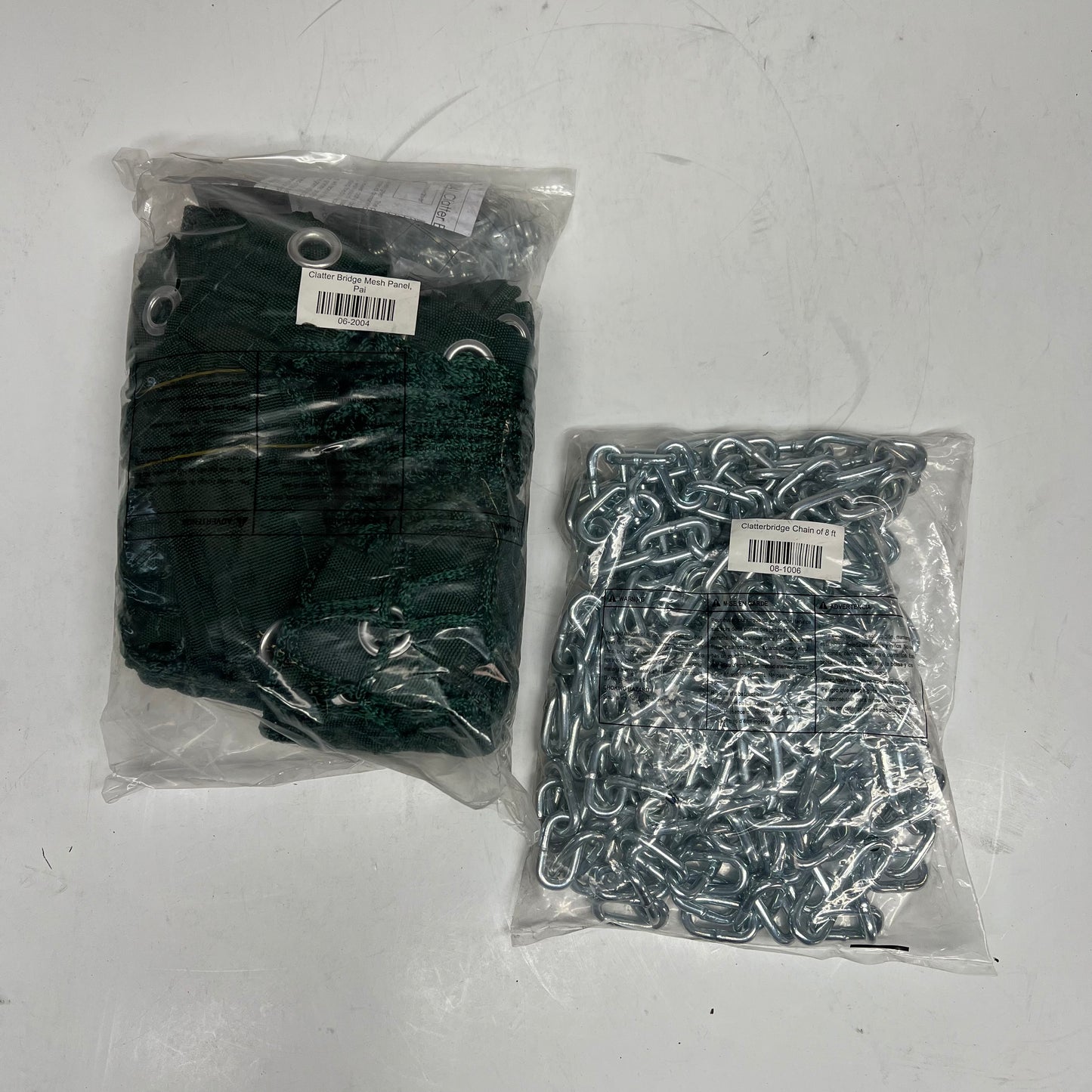GORILLA PLAYSETS  Clatter Bridge Mesh Panels W/ Chains 66"W X 0.125"D X 24"H