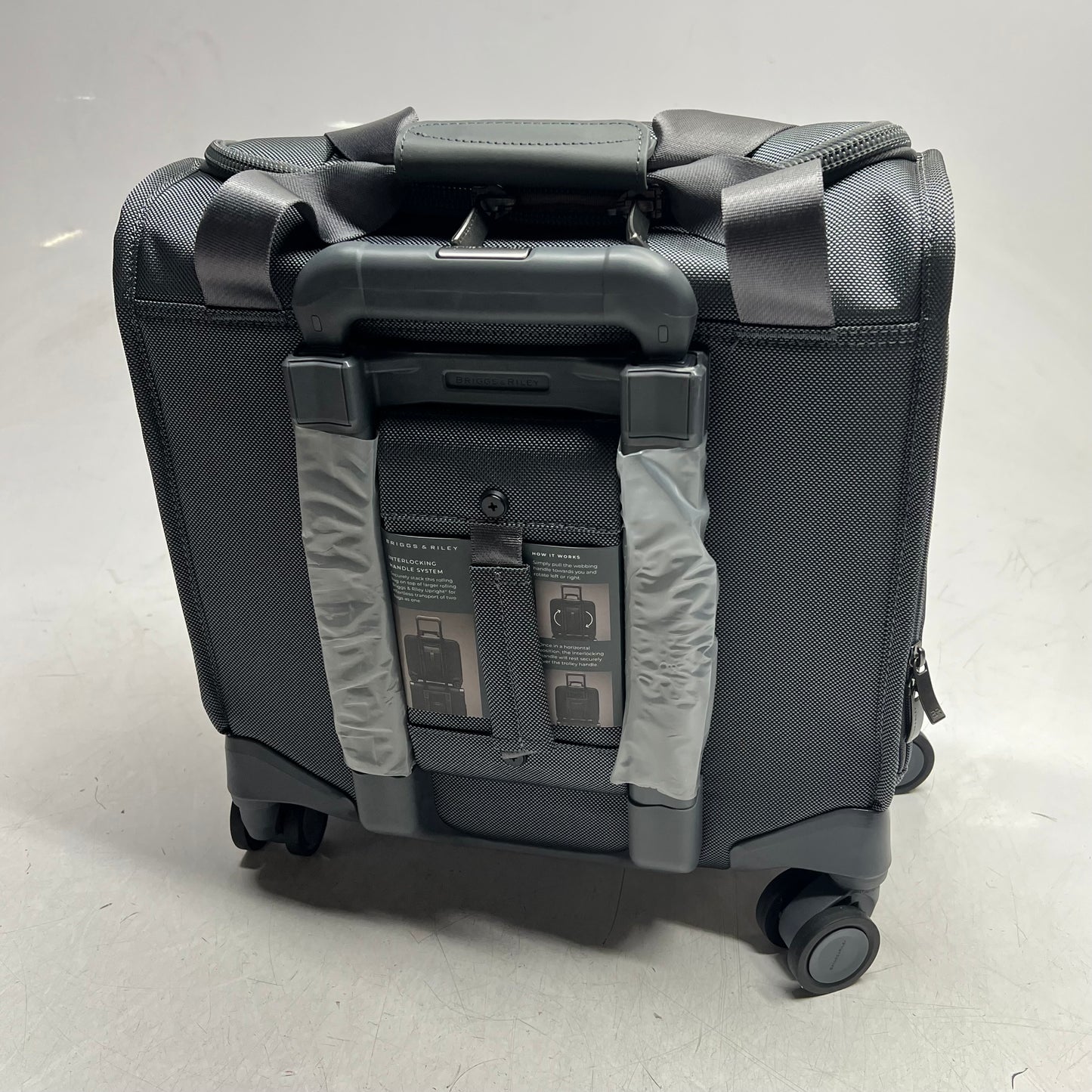 BRIGGS & RILEY Cabin Spinner Suit Case Smart Packing 14x14x8" Grey BLU116SP-10