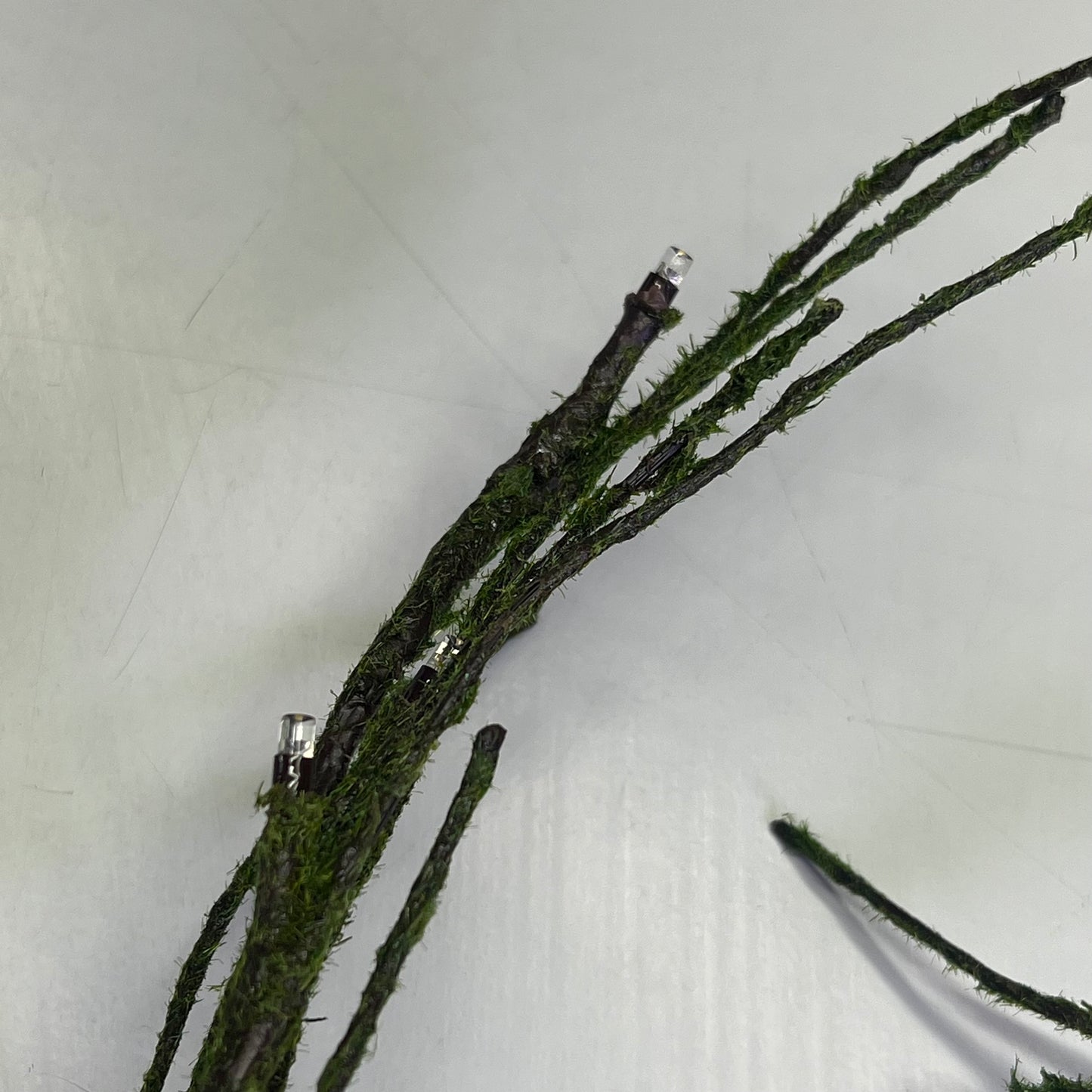 RAZ IMPORTS Lighted Mossy Garland Decoration W/ 48 White Lights 6' G4400906