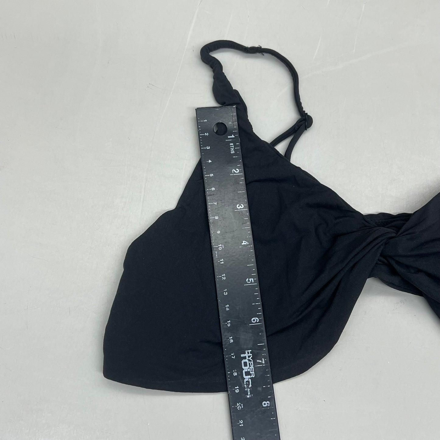 SKIMS Buttery Soft Knotted Bra Women's Sz 2X Onyx BR-SCN-0445