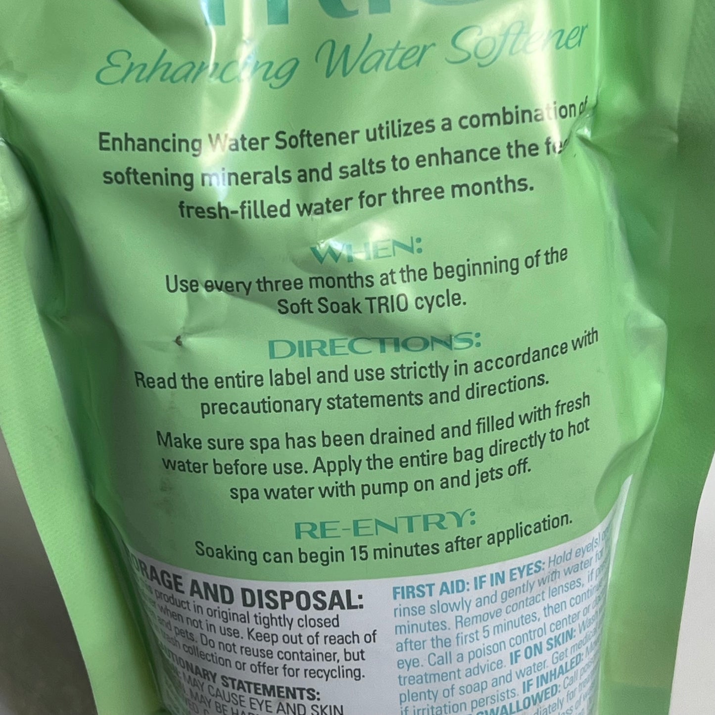 SOFT SOAK Trio Spa & Hot Tub 3 Month Pre Measured Supply Softening Kit 43200BIO