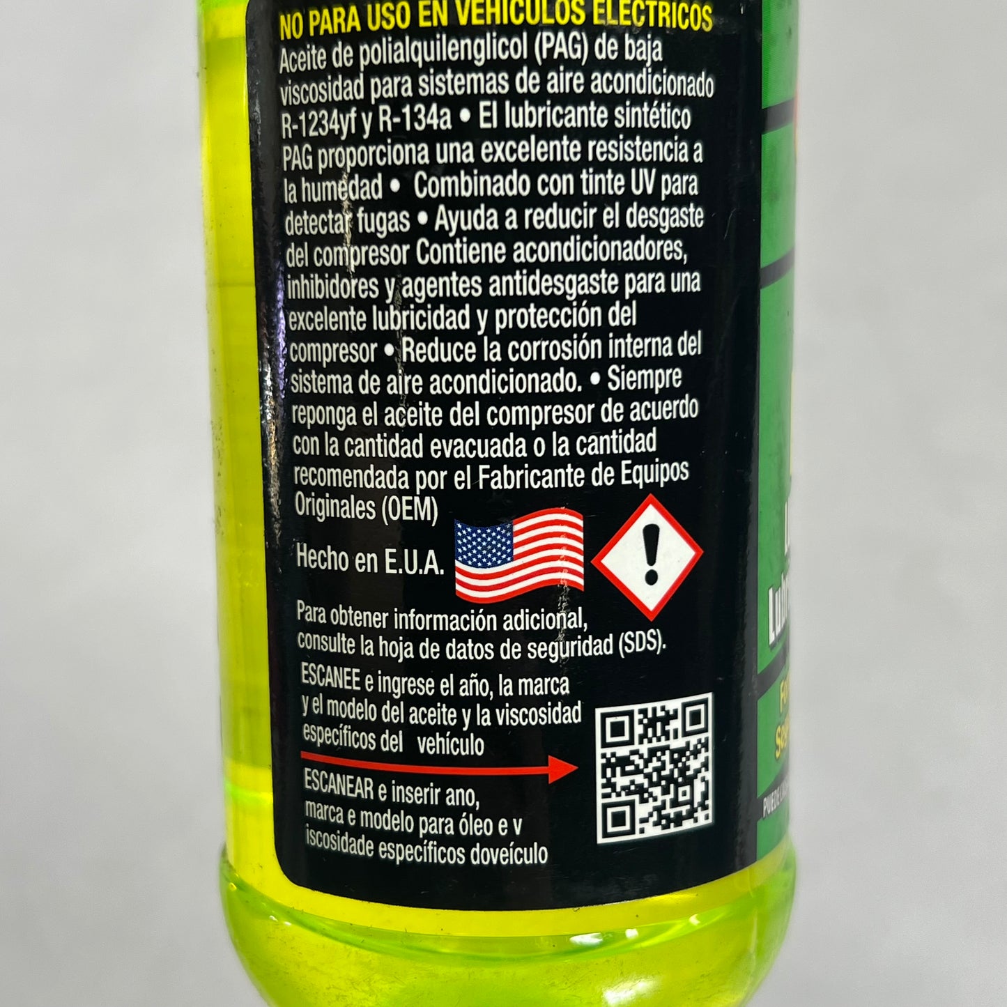 TSI SUPERCOOL (2 PACK) 1234yf Pag 46 Viscosity W/ Uv Dye 8oz Yellow 74327
