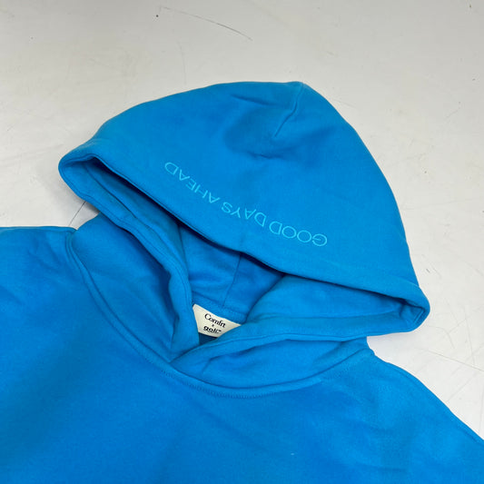 COMFRT X GOLI NUTRITION Travel Essentials Hoodie Women's Sz XL Goli Blue KJHU251