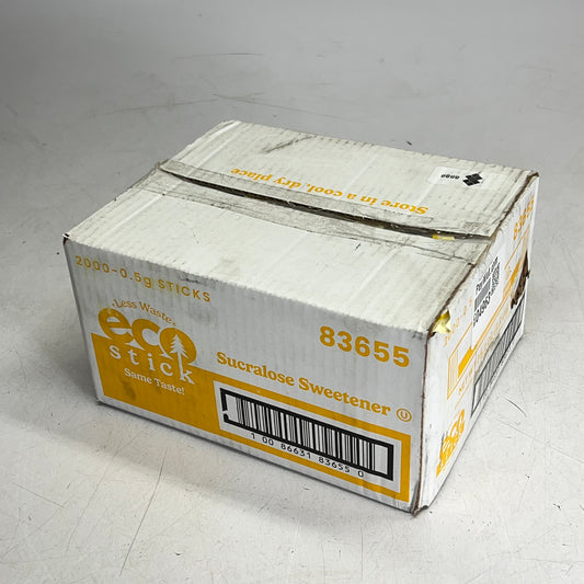 ZA@ ECO STICK (2000 PACK) Sucralose Sweetener Individually Packaged  0.5g Each 83655
