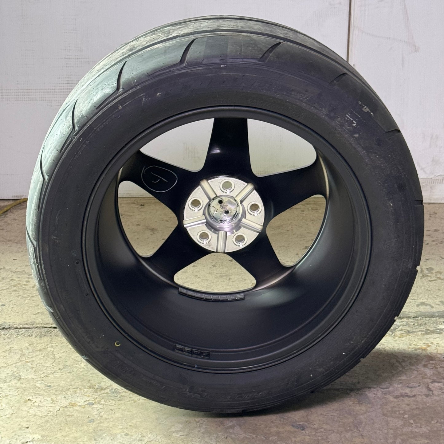 SRT (SET OF 4) Dodge Challenger SRT Demon Wheels & Tires Sz P315/40R18 102W, DOT 3M53917 Black
