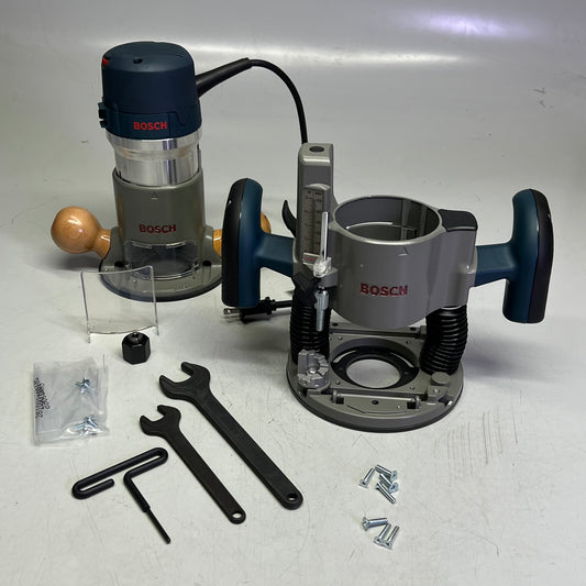 BOSCH Router Combo Pack W/ Hard Case 12 Amp 2-1/4 Horse Power 1617EVSPK